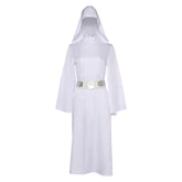 Leia Organa Solo weiß Umhang mit Kapuze Cosplay Kostüm